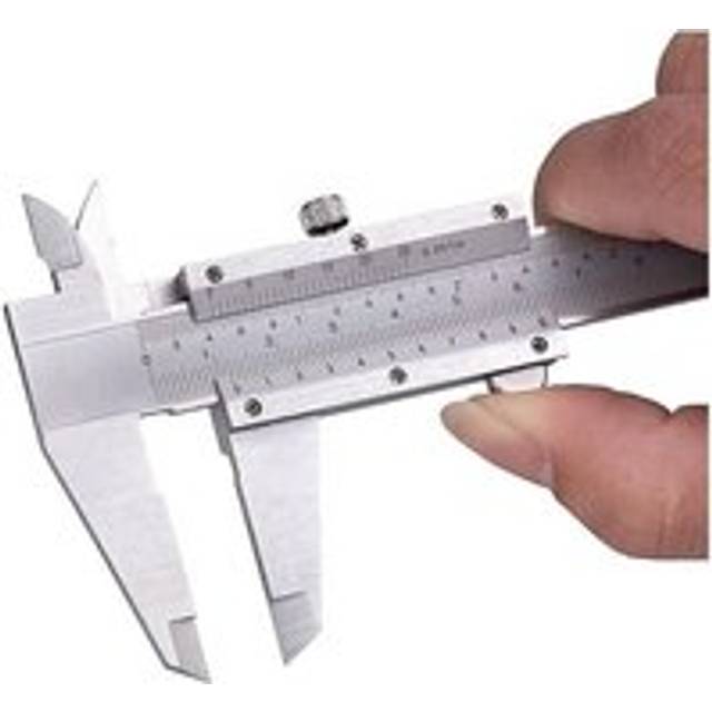 AlwaysH Vernier Caliper 0-150mm 0-6" Vernier Caliper Measuring Tool 0.02mm/0.001" Accuracy for Professional/Industry/DIY/Home with Storage Case