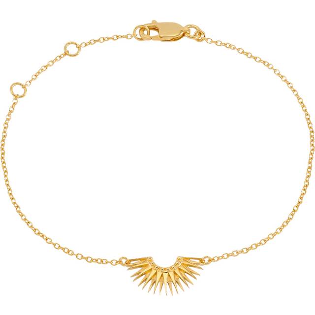 Rachel Jackson London Electric Goddess Rising Sun Chain Bracelet, Gold