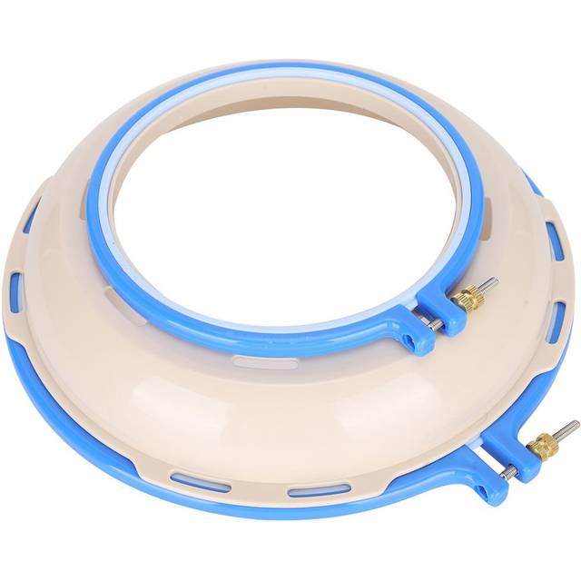 2Pcs Embroidery Hoops Circle CrossStitch Ring Plastic Frame 1 Pc Embroidery Hoop Stand
