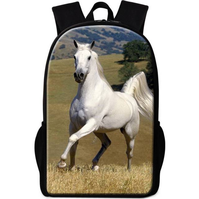 Dispalang Horse Backpack for Children Cool Animal Back to School Backp