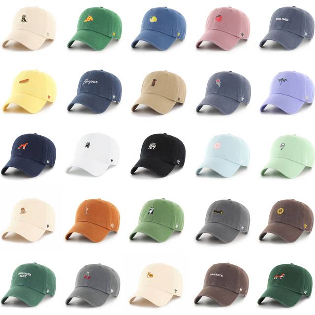 Baseball cap 47Brand Slogan Base Runner Clean Up - Noir - One size