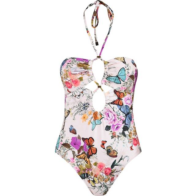 L'AGENCE Shiva One-Piece Swimsuit In Vintage White - XS