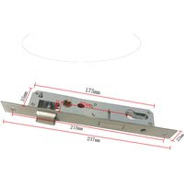 92mm Stainless Steel Single Point Garden Gate Mortise Lock