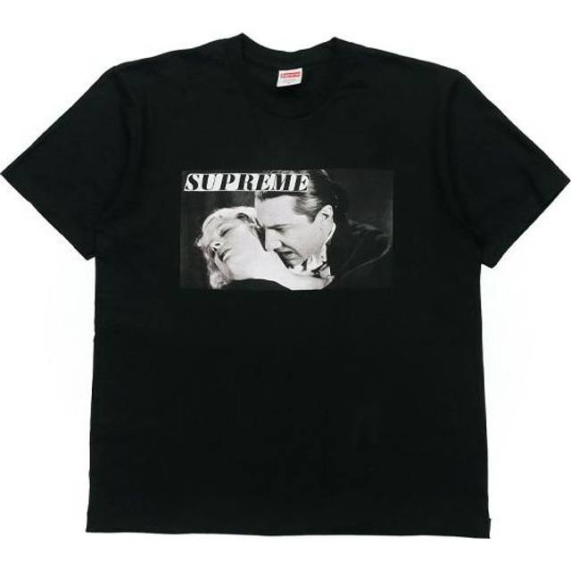 Supreme SS19 Bela Lugosi Tee Vampire Printing Short Sleeve Unisex Black SUP-SS19-10499 - M
