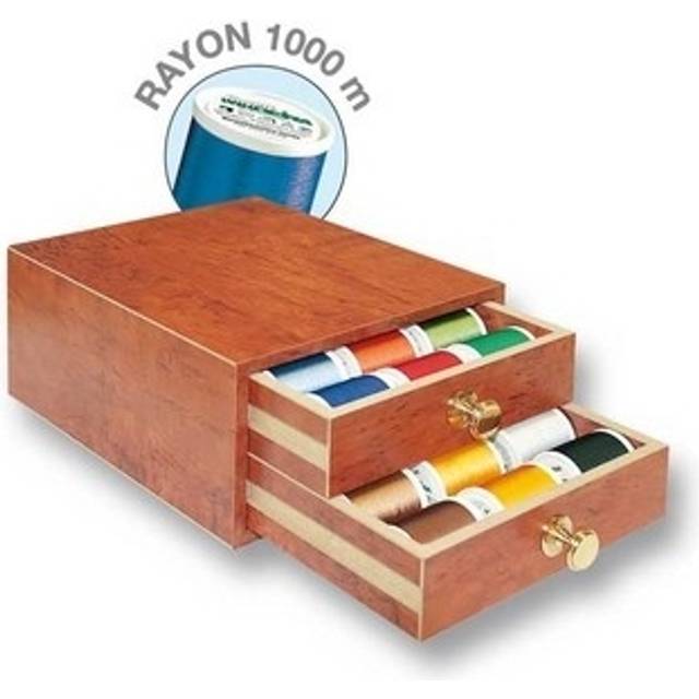 Madeira Mini Treasure Chest Rayon No.40, 30 x 1,000m: Spools 8111