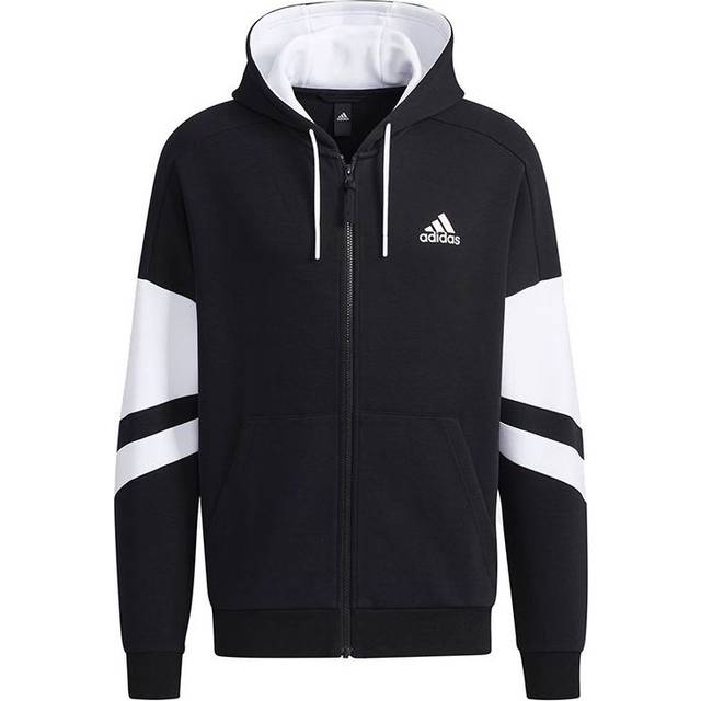 Adidas Colorblock Sports Casual Hooded Jacket Men Jackets Black GT6480 L