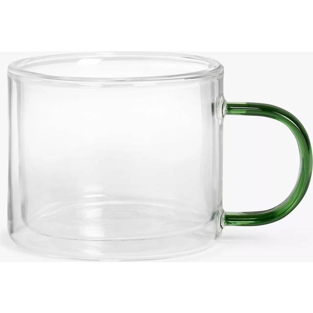 John Lewis Glass Coffee Mug, 280ml