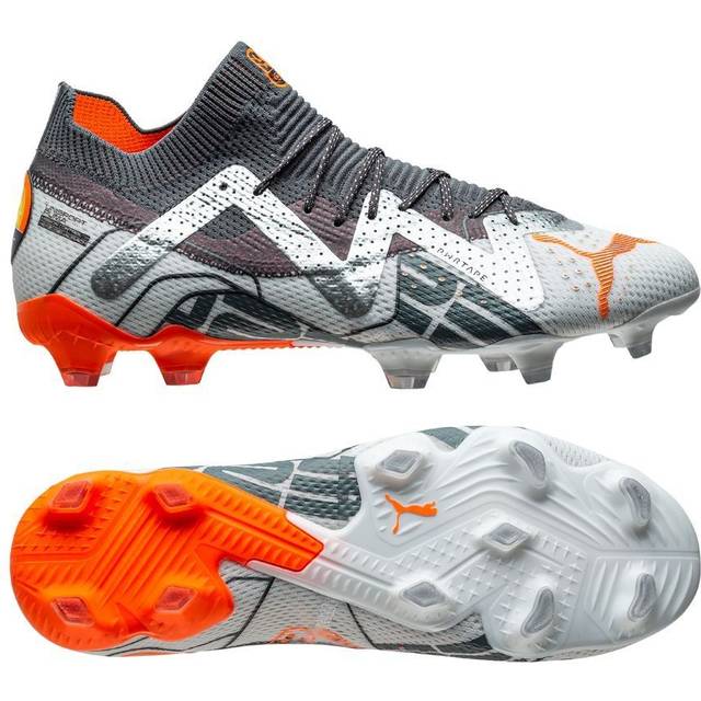 PUMA X Unisport Future Ultimate FG/AG Astronaut - Vit/Orange/Grå LIMITED EDITION - ['Vit'] (40½)