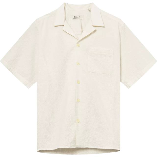 forét Hush Organic Cotton Regular Fit Seersucker Shirt