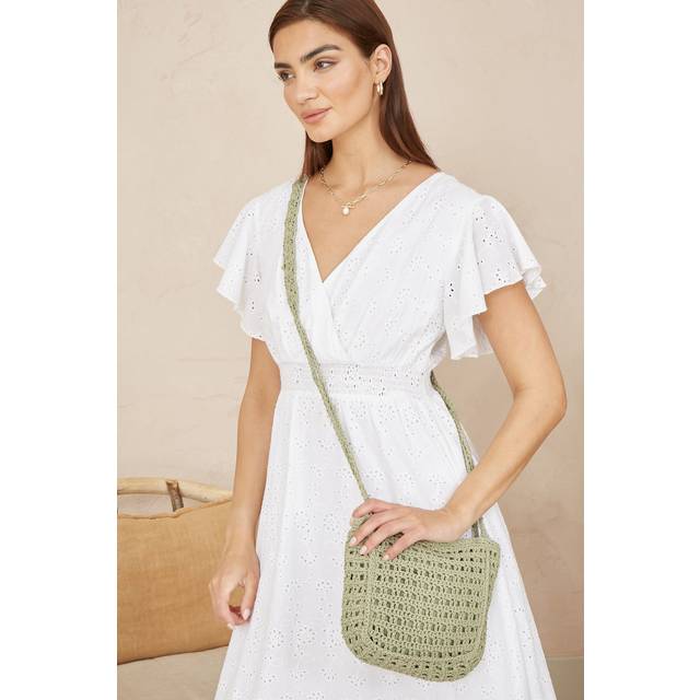 Yumi Crochet Crossbody Shoulder Bag
