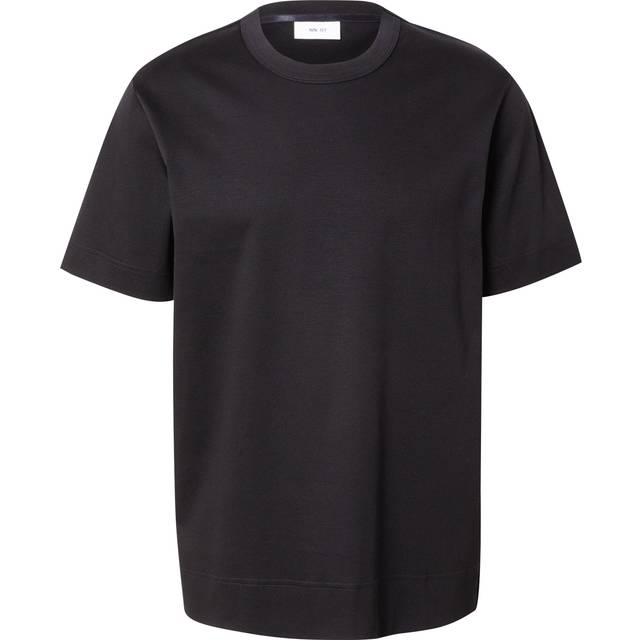 NN07 Pedro Mercerized Crew Neck T-Shirt Black