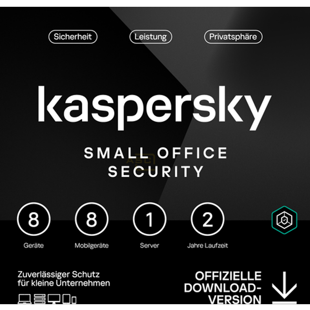 Small Office Security (2025)  ESD   2 Jahre (1 Server,  8 Desktop,  8 Mobile)
