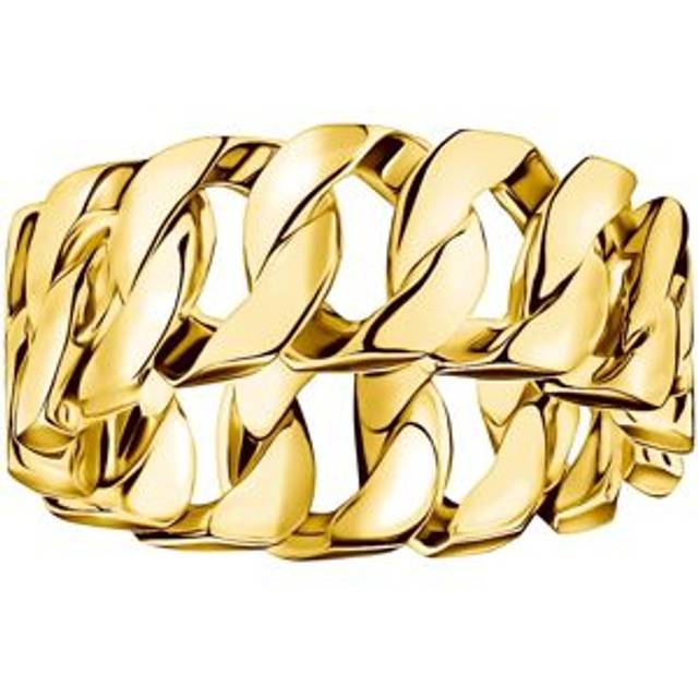 Thomas Sabo TR2497-413-39-56 Ring - Kettenglieder breit vergoldet Damen