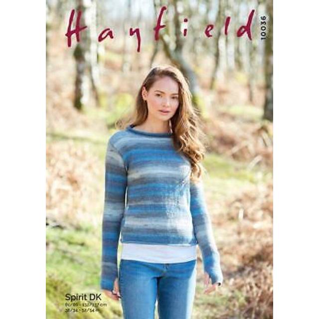 Sirdar knitting pattern - hayfield spirit dk, sweater 10036