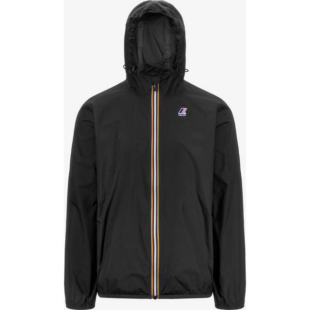 K-Way 'Le Vrai' Waterproof Zip Jacket - Black   - M