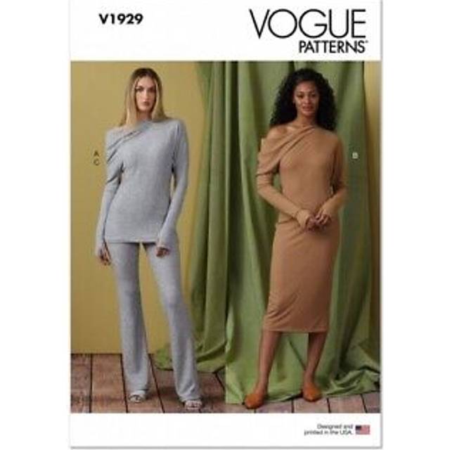 Vogue sewing pattern 1929 dresses, tops, trousers b5 (8-10-12-14-16)