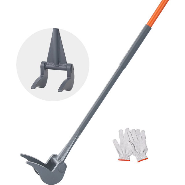 Vevor Pallet Buster, 50-Inch Handle, 2000 lbs Weight Capacity, Q235 Carbon Steel, Heavy Duty Deck Wrecker Demolition Wood Pallet Tool Breaker Pry Bar