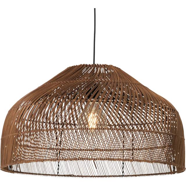 MADE Java XL Rattan Lampshade, Dark Natural