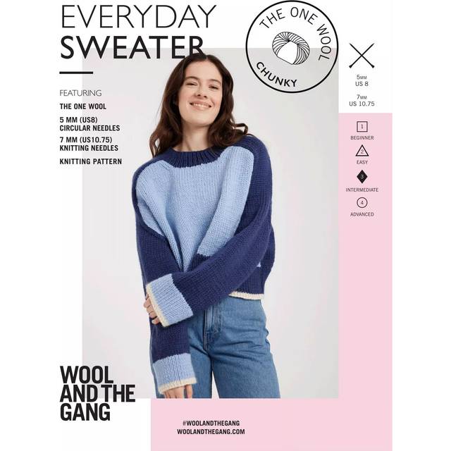 Wool And The Gang Everyday Sweater Knitting Pattern