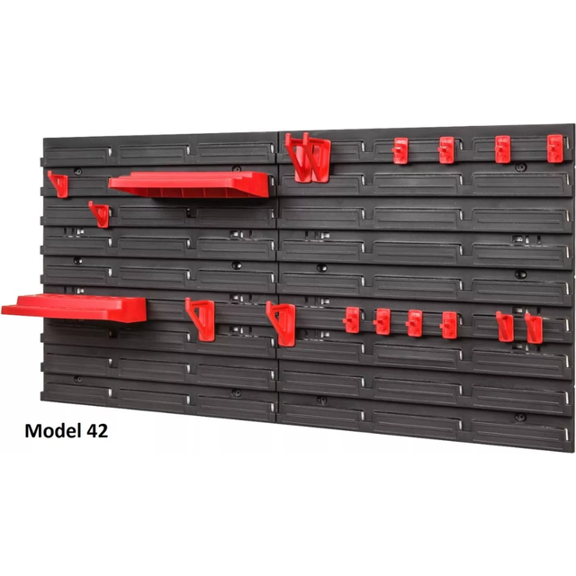 (Model 42) Bin Storage Kit Wall Panel Rack Wall Mounted Unit