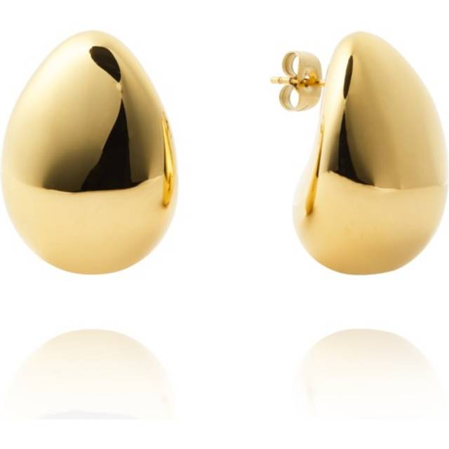 Aura large earring gold