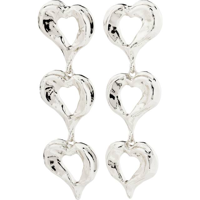 Pilgrim TIDE earrings silver-plated, Silver, Women - Ilver