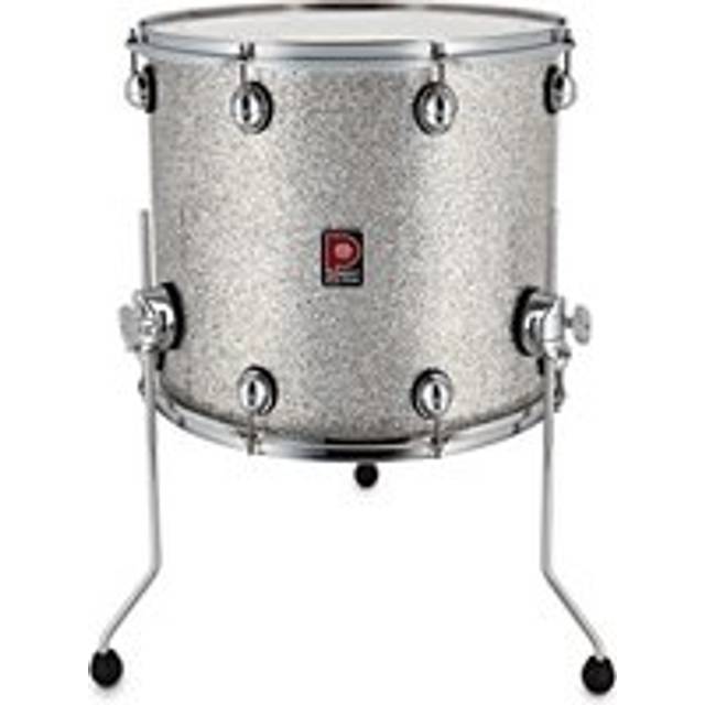 Premier Genista Maple 18" x 16" Floor Tom Silver Sparkle
