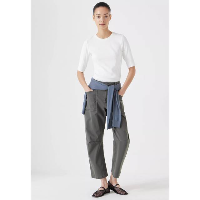 HUSH Slim Fit Ribbed T-Shirt