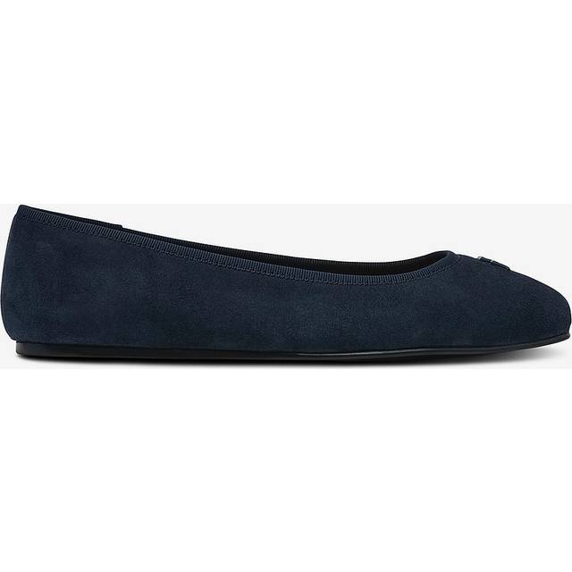Tommy Hilfiger TH Monogram Suede Ballerina Pumps