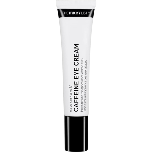 The inkey list caffeine eye cream 15ml, improves dark circles, brightens under e