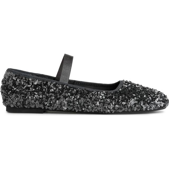 ARKET Sequin Ballet Flats -Black, 41