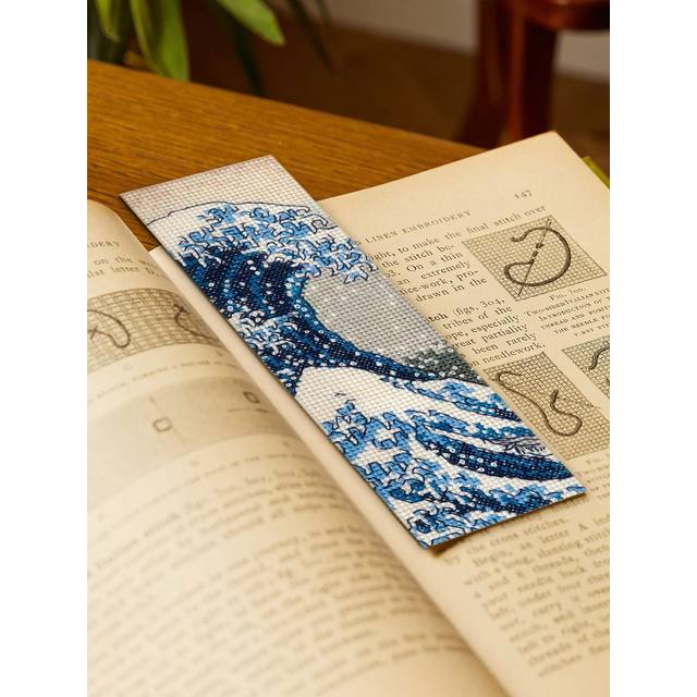 DMC The Great Wave Bookmark Cross Stitch Kit