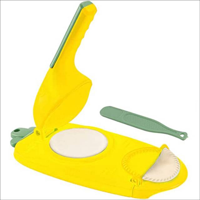 Dumpling Press Maker Moulds, Press Set Manual Tortilla Press, 10 Seconds to Make Dumplings Empanadas 2