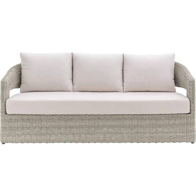 Hvar Outdoor 3 Seater Sofa - Natural