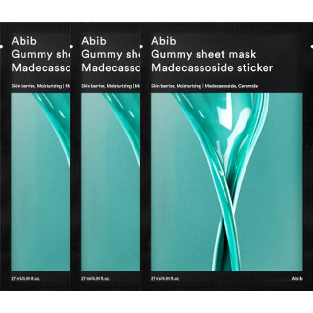 Abib - Gummy Sheet Mask - 3pcs - Madecassoside Sticker