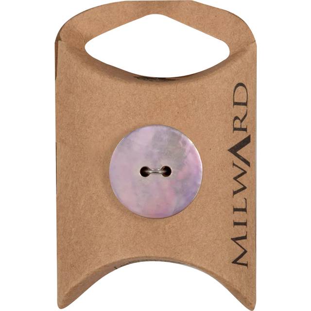 Milward 2 Hole Mother of Pearl Buttons, 20mm, Pack of 6