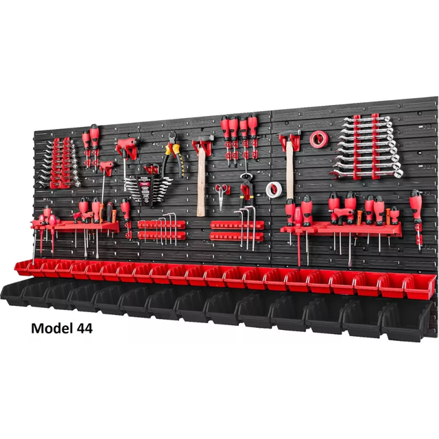 (Model 44) Bin Storage Kit Wall Panel Rack Wall Mounted Unit