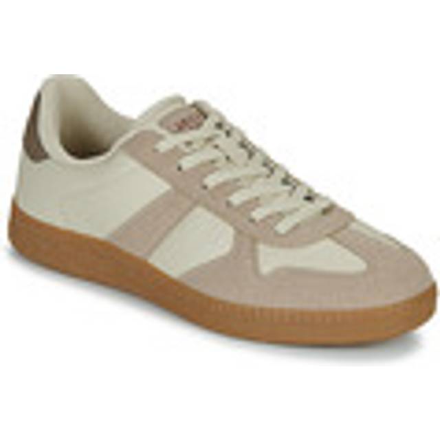 Men's Jack & Jones Valencia Synthetic Men's Fog Savannah Tan Trainers - Cream - Size: 12