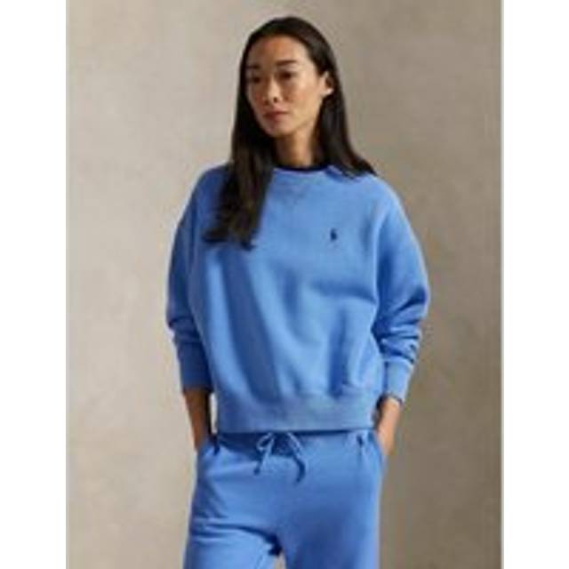 Crew Neck Sweatshirt - blue - L