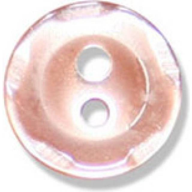 Trimits Scalloped Edge Buttons  Peach - each