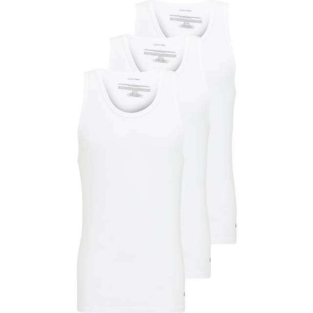 Calvin Klein Stretch Blend Tanks 3-Pack Str. L