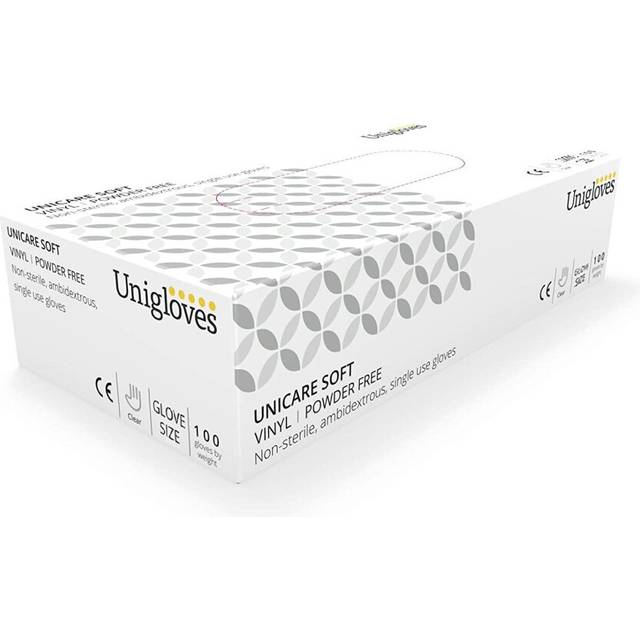Unigloves UCV1205 Extra Large Vinyl Powder Free Gloves (Box of 100)