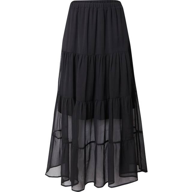 Noisy May - Fairy Maxi Chiffon Black - Skirt - black - S - 100% Polyester,gid://shopify/Metaobject/70677692653