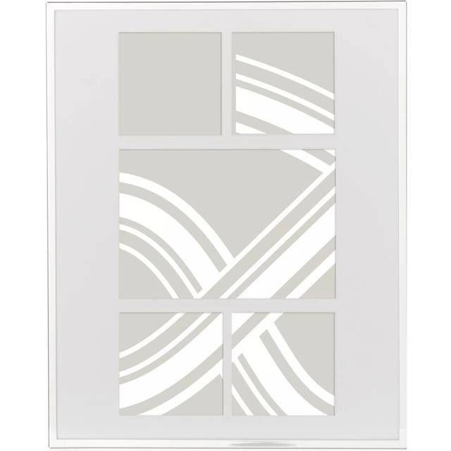 John Lewis Daya Mini Multi-aperture Photo Frame, 5 Photo, Silver