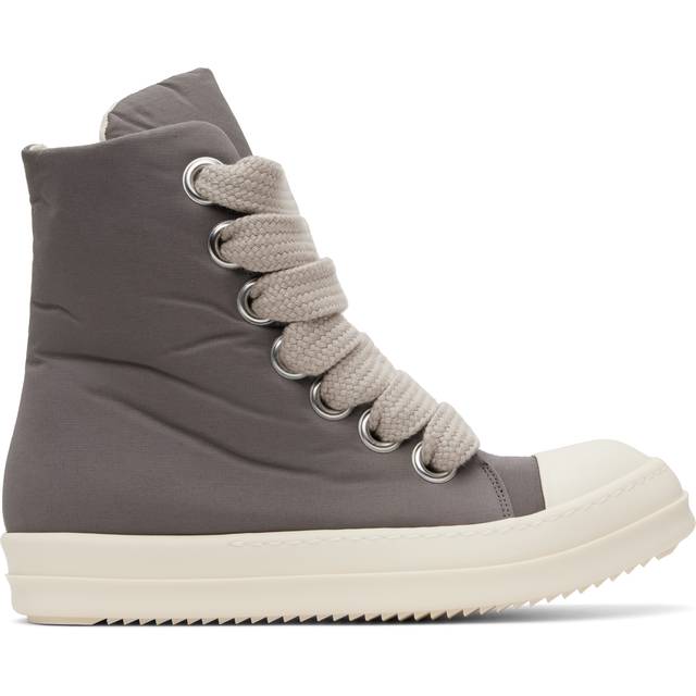 Rick Owens DRKSHDW Gray Hollywood Jumbo Lace Puffer Sneakers - 3411 DUST/MILK/MILK - IT 48