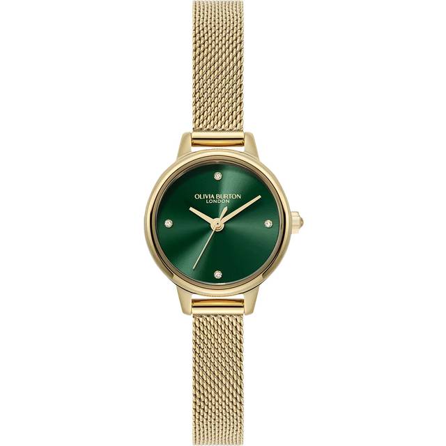 Olivia Burton Women's Mini Classics Crystal Mesh Bracelet Strap Watch