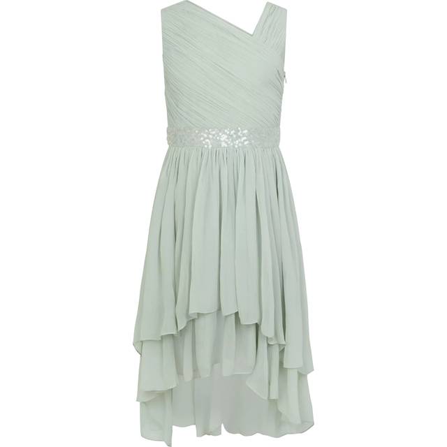 Monsoon Kids' Abigail Prom Dress, Sage