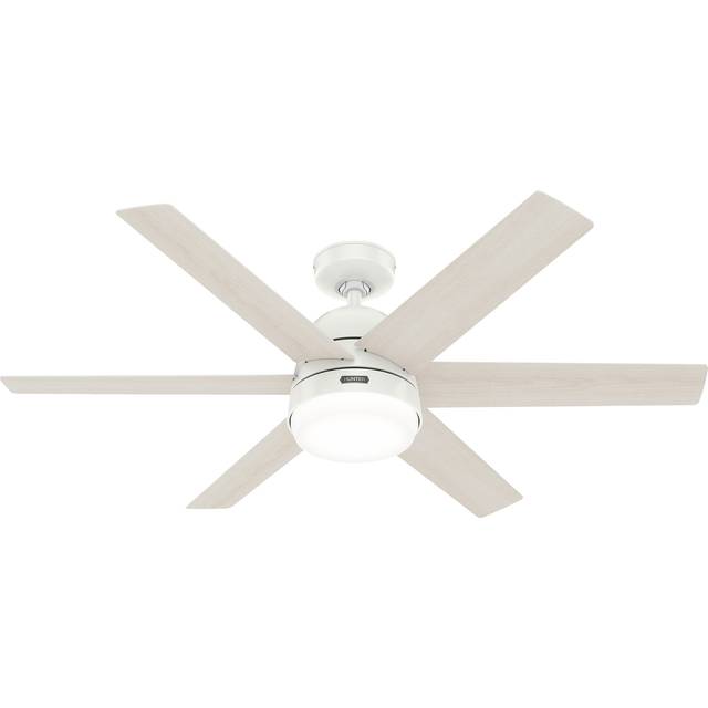Hunter Fans - dc Ceiling Fan Arete White with Lights & Remote