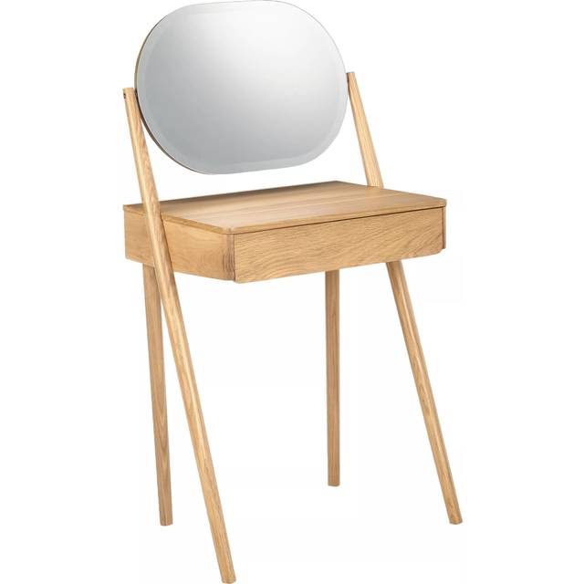 John Lewis Bow Dressing Table & Mirror, Natural