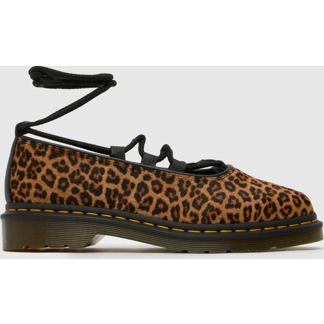 Dr. Martens Elphie II Lace Up Mary Jane Flats in Brown